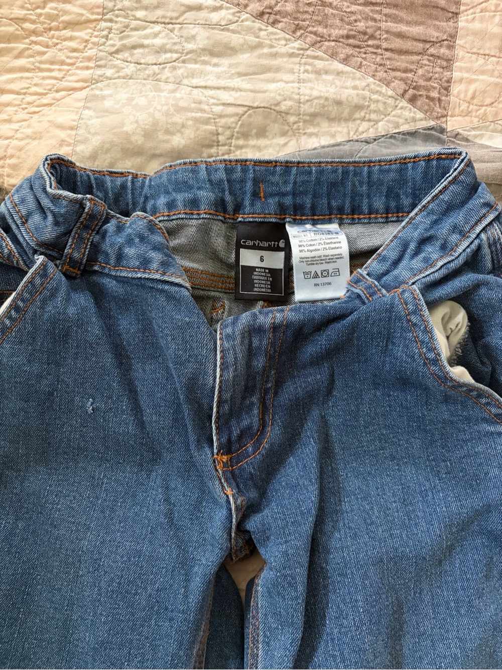 Carhartt Boy’s Blue Denim Jeans